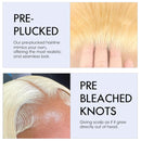 13x4 Blonde Lace Front Wigs Human Hair Brazilian Kinky Curly 13x6 HD 613 Curly Wavy Lace Front for Black Women 180% Density