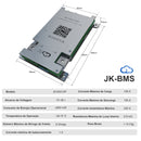 【Do Brasil】Smart BMS JK-B1A8S10P 4S~ 8S 12V 24V Kingbo Power Battery With 1A Active Balabce ,included  Switch