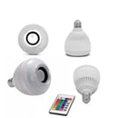 Lampada Bluetooth De Led Caixa De Som C Controle Rgb 12W