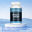 NAD + Resveratrol - Anti-aging, Helps Boost Energy, Promotes Cell and Skin Health - 120 Capsules