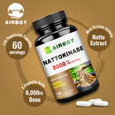 Nattokinase - Supports Heart and Blood Vessel Health and Promotes Blood Circulation - 120 Capsules
