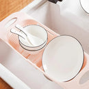 Retractable Sink Drainer with Handles and Adjustable Basket for Fruit and Vegetable Dishes Versatile Organization for Kitchen and Home