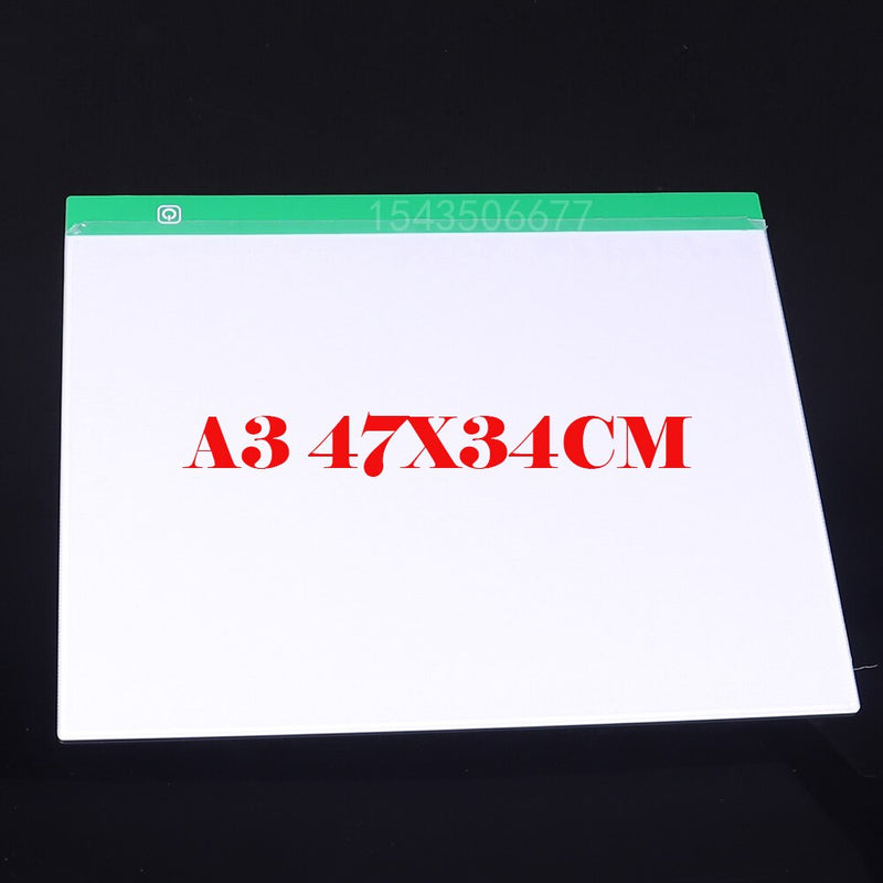 A2/A3/A4/A5 Size Three Level Dimmable Led Light Pad,Tablet Eye Protection for Diamond Painting Embroidery Tools Accessories