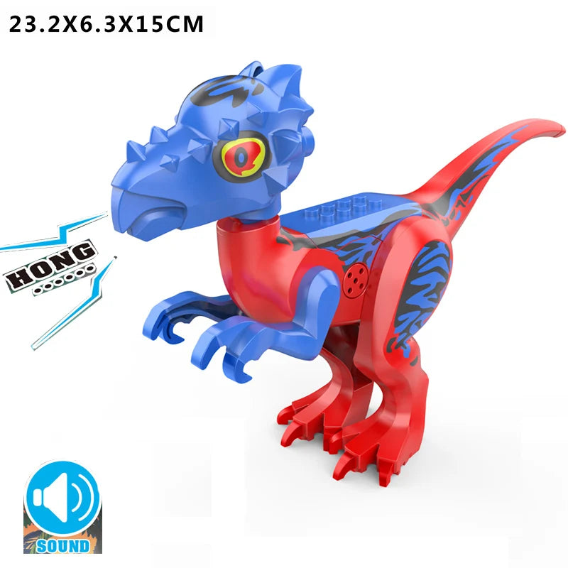 Brutal Raptor Building Jurassic Blocks World 2 MINI Dinosaur Figures Bricks Dino Toys For Children Dinosaurios Christmas