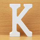 8 CM Letras Decorativas Grandes White Wooden Letters Home Decor Wedding Decoration DIY Personalised Name Design Free Standing