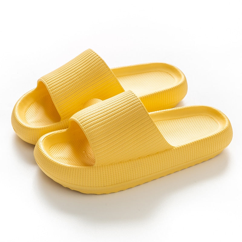 Women Thick Platform Slippers Indoor Bathroom Slipper Soft Eva Anti-Slip Couples Home Floor Slides Ladies Summer Shoes