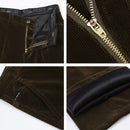 Autumn Men Classic Corduroy Formal Suit Pants Male Slim Fit Business Fashion Trousers Casual Big Size Men's Wedding Dress 3XMR37