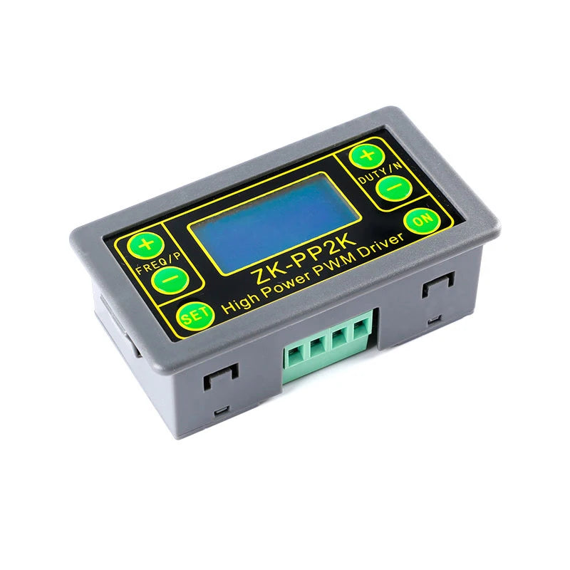 ZK-PP2K PWM DC 3.3~30V 12V 24V Motor Speed Controller regulator 8A 150W Adjustable LED Dimmer Pulse Frequency Duty Ratio