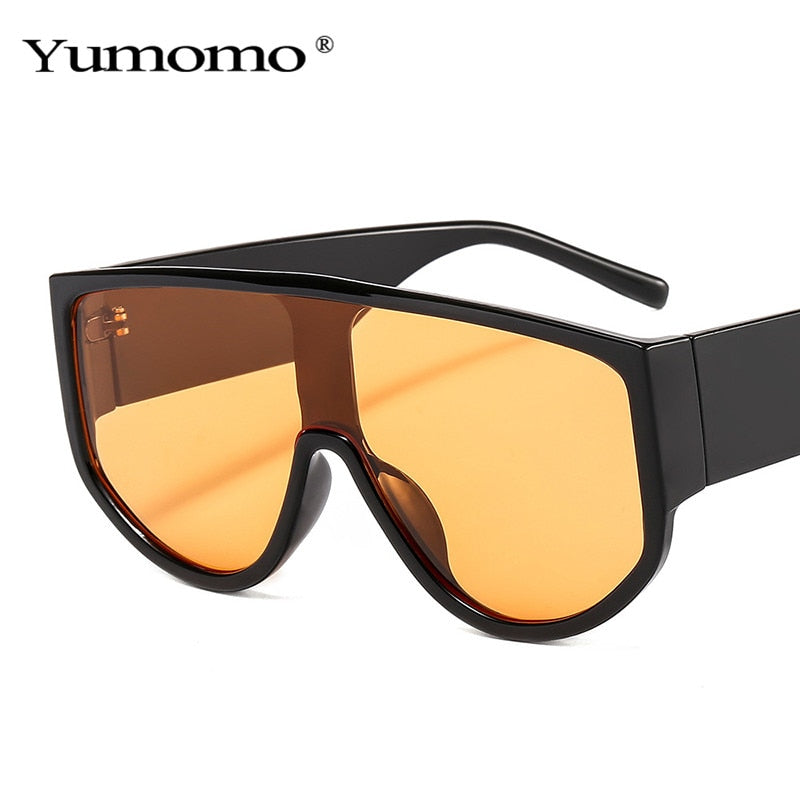 2020 Fashion Oversized Sunglasses Women Men Sun Glasses Retro One-piece Windproof Goggles Mirror Sunglass Brand Design UV400