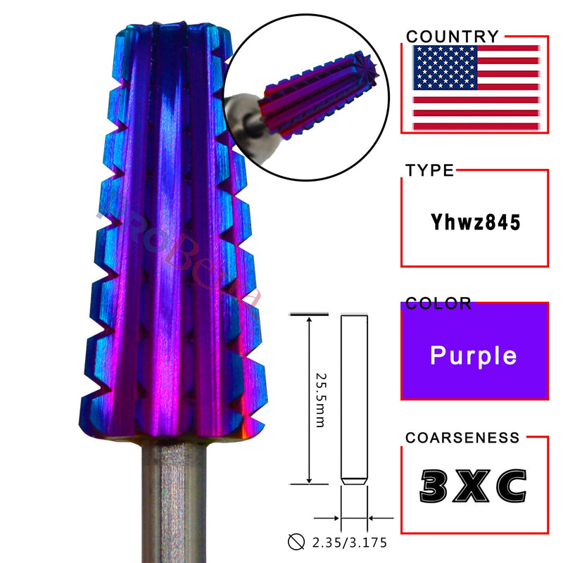 NAILTOOLS 5 IN 1 Carbide Original multi-function Tungsten Carbide nail milling drill bits