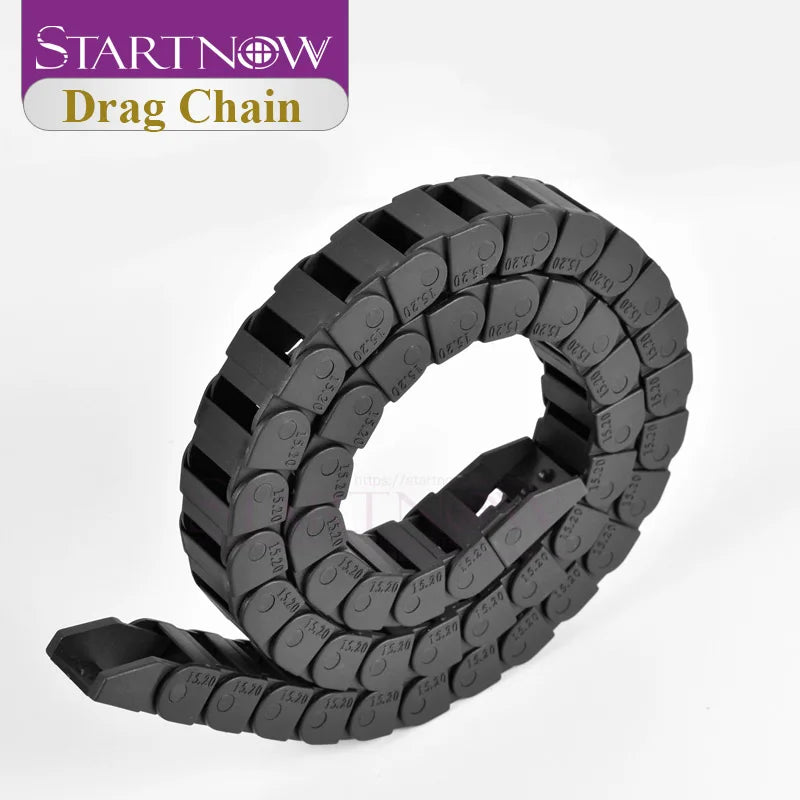 Startnow Bridge Drag Chain Plastic Cable Transmission Chains Towline With End Connectors For Laser Machine Parts Wire Carrier