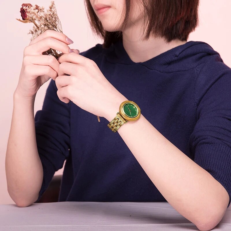 zegarki damskie BOBOBIRD Top Luxury Watch for Women Wrist watches Handmade Female Clock 3 Colors Gift for Girlfriend In Box
