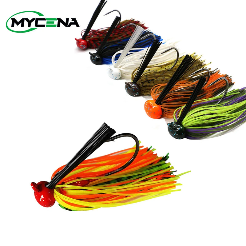 Mycena 7G/12G/15G  Chatter bait spinner bait weedless fishing lure Buzzbait wobbler chatterbait for bass pike walleye fish