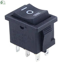 Promotion! 1 pcs kcd1 15*21mm SPDT  Mini Black 3 Pin Rocker Switch AC 6A/250V 10A/125V KCD1
