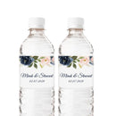 20PCS Personalized Wedding Water Bottle Label,Waterproof 8"x2" Custom Name Date Wedding Lables for Bridal Shower Party Favors
