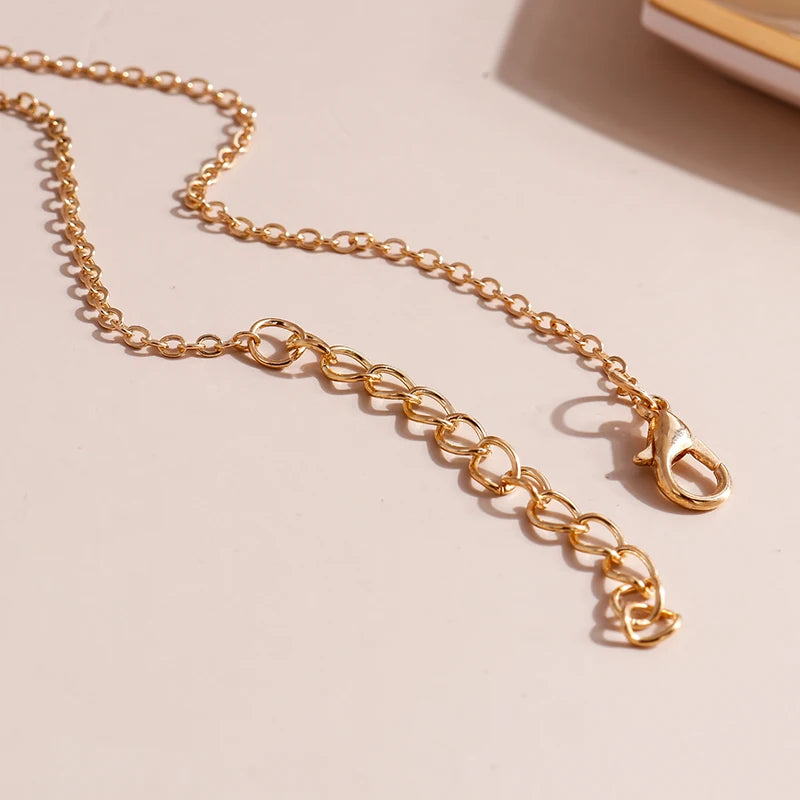 Simple Style Clavicle Chain Sea Navy Anchor Necklaces & Pendants for Women Girls Birthday Party Jewelry Collier Gifts