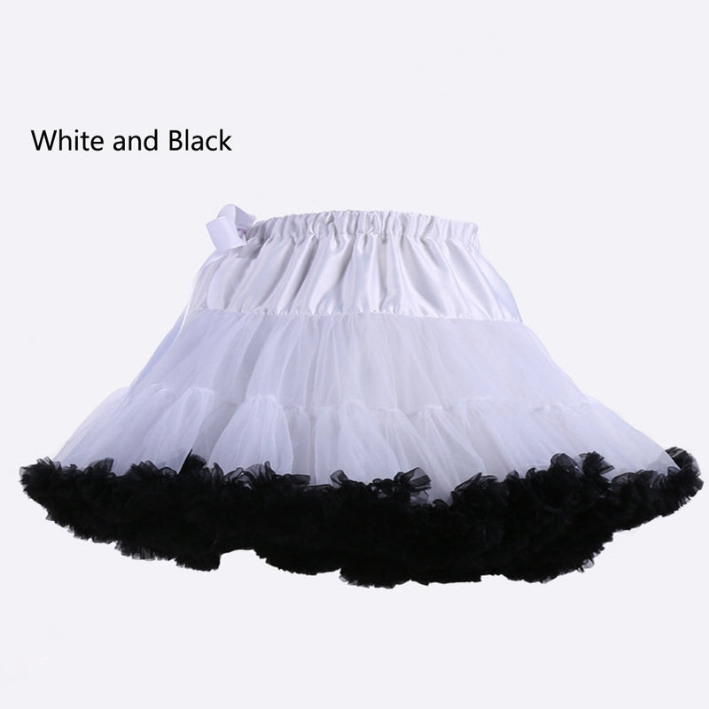 Lolita Cosplay Petticoat Ball Gown Underskirt Swing Short Dress Petticoat Ballet Tutu Skirt Rockabilly Crinoline Christmas