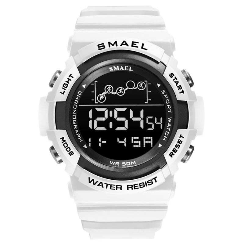 SMAEL Sports Digital Watch for Men Waterproof Clock Top Luxury Brand Military Watches Mens Dual Time Stopwatch Date Wristwatch