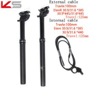 KS Eten -R ETEN-I Travel Seatpost, Remote Mountain Downhill Bike Dropper, EXA, Travel 100, 125mm, 30.9mm, 31.6mm x 100mm