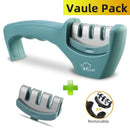 Knife Sharpener 3 Stages Kitchen Sharpening Stone Grinder knives Whetstone Tungsten Diamond Ceramic Sharpener Cooking Tool