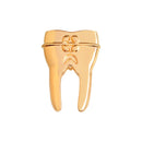 Cartoon Teeth Enamel Brooch Medical Organ Expressions Alloy Badge Denim Shirt Bag Pin Jewelry Accessories Gifts For Friends
