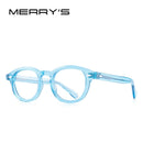 MERRYS DESIGN Classic Acetate Glasses Frame For Men Women Fashion Myopia Prescription Glasses Frames Optical Eyewear S2546
