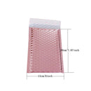 50 PCS/Lot Rose Gold Plastic Bubble Envelopes Bags,  Padded Shipping Envelope, Waterproof Bubble Bags