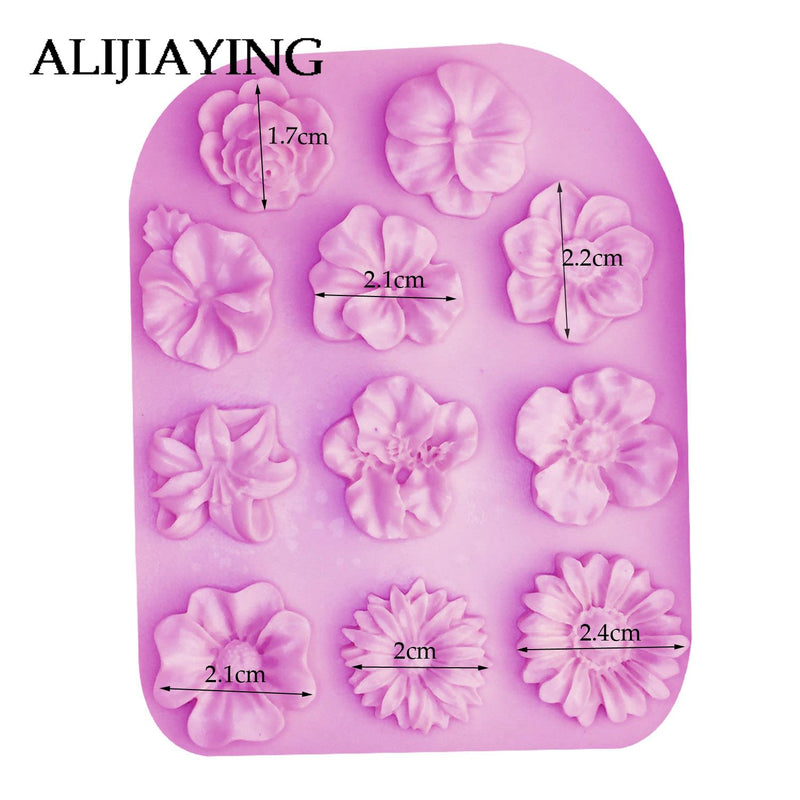 M1095 Sugarcraft Flower silicone mold fondant mold chrysanthemum cake decorating tools chocolate gumpaste mold