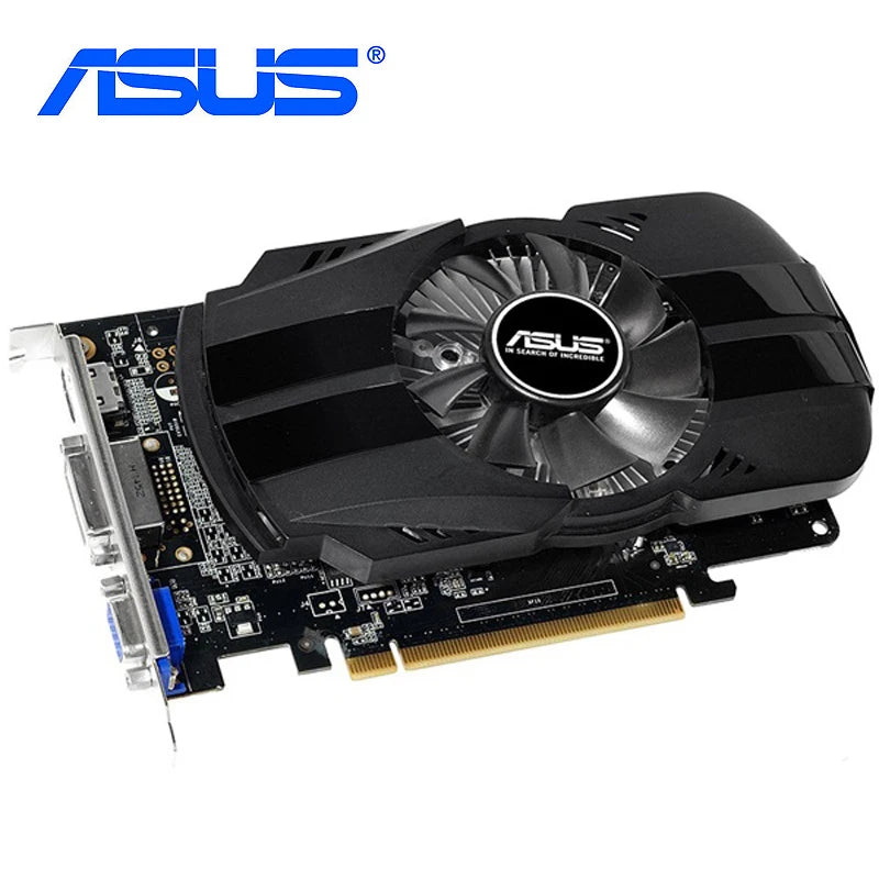 ASUS Graphics Card GTX750 2GB 128Bit GDDR5 Video Cards for nVIDIA geforce VGA Cards Geforce GTX750-FML-2GD5 GTX 750 2G Hdmi Used