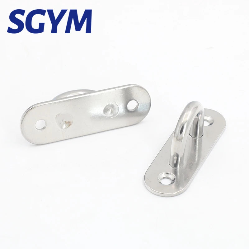 1pcs Staple Ring wall Hook Heavy Duty Fixed Pad Eye Plate Deck Door Buckle U-Shaped Heavy Duty Ceiling Mount Hanger