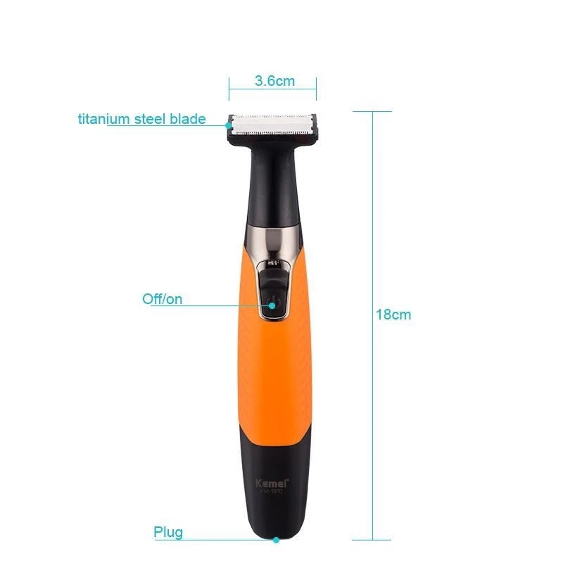 Kemei Electric Shaver Beard Shaver Rechargeable Electric Razor Body Hair Trimmer Men Shaving Machine Hair Clipper Face Care