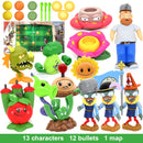 PLANTS VS ZOMBIES 2 PVZ Toys Complete Set Of Boys Anime Figure Combat gyro Children's Dolls Kids Birthday Toy Gifts