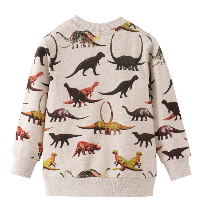 Children Sweatshirts Cotton Dinosaurs Boys Girls Tees Tops New 2019 Autumn Spring Shirts For Kids Boys T shirts Sport Sweater