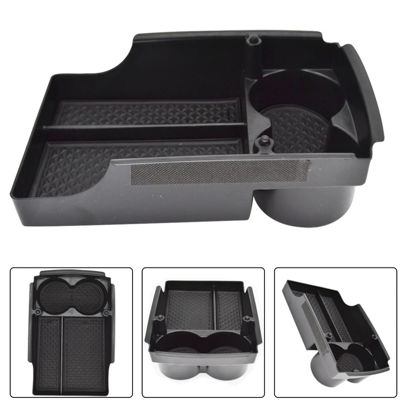 Car Cup Holder Center Console Organizer For Tesla Model S / X Armrest Storage Box Container Tray 2016 2017 2018 2019 2020 2021