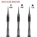 Professional Maintenance Screwdriver Y0.6 Y1.5 Y2.0 Pentalobe 0.8 T2 Bits Screwdrivers Set P5 FOR NS Apple Macbook Air