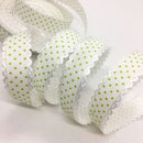 2cm 5Yards Dots Printed Embossed Ribbon For Handwork DIY Craft Bows Scrapbook Easter Wedding Christmas Deco Gift Floral Packing