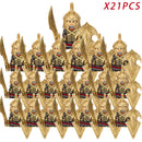 Classic Medieval Movie Elves Dwarf Warrior Iron Foot Dane leader of the Dwarfs Building Blocks LOTR Figures Toys For Children