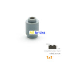 50pcs/lot DIY Blocks Building Bricks Cylindrical Educational Assemblage Construction Toys for Children Size Compatible Brand