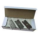 CNGZSY 100PCS Carbon Steel Razor Blades 1.5" Single Edged Tip For Automotive Glue Scraper Ceramic Oven Glass Clean Shovel