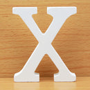 8 CM Letras Decorativas Grandes White Wooden Letters Home Decor Wedding Decoration DIY Personalised Name Design Free Standing