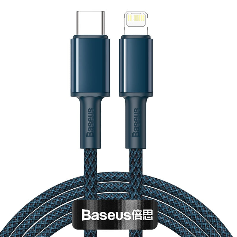 Baseus 20W USB Type C to Lighting Cable for iPhone 12 Mini Pro Max PD Fast Charging Cable For iPhone 11 Pro X 8 7 Plus Data Wire