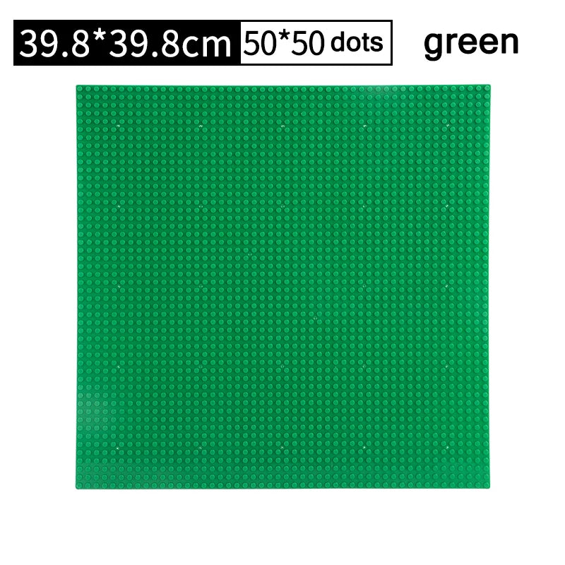 32*32 Dots Plastic Blocks Base Plates 50*50 Pink Compatible Big Brand City Classic Toys Mini Building Bricks Baseplates for Kids