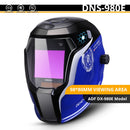 DEKO Welding Helmet Solar Powered Auto-Darkening Hood with Adjustable Shade Range 4/9-13 for MIG MMA Arc Welder Mask New Design