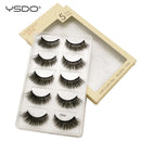 YSDO 5 pairs eyelashes mink strip lashes dramatic eyelashes natural 3d mink eyelashes makeup false eyelashes cilios maquiagem