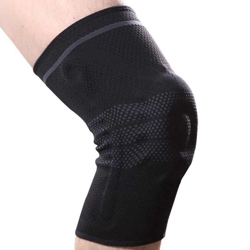 Veidoorn 1 PCS Patella Protector  Silicone Spring Knee Pad Basketball Running Compression Knee Brace Support Sleeve