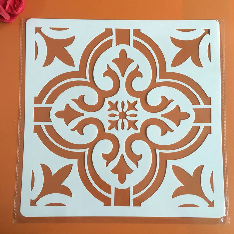 30 * 30cm size diy craft mandala mold for painting stencils stamped photo album embossed paper card on wood,fabric wall stencil