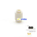 50pcs/lot DIY Blocks Building Bricks Cylindrical Educational Assemblage Construction Toys for Children Size Compatible Brand