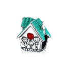 Mom Love Pendant BISAER 925 Sterling Silver Oxidized Maternal Love Mom Mother Beads Charms For Women Silver 925 Jewelry ECC1460