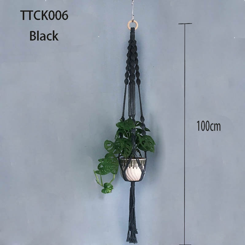 New arrival macrame plant hanger macrame pot hanger macrame plant pot tray plant holder
