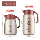 Hot Sale PINKAH 1L/1.5L Home Thermo Jug Business Heat Kettle Office Coffee Tea Vacuum Insulated Pot Travel Thermos Flasks